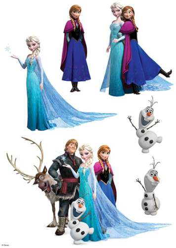 Frozen Edible Icing Character Sheet - Click Image to Close